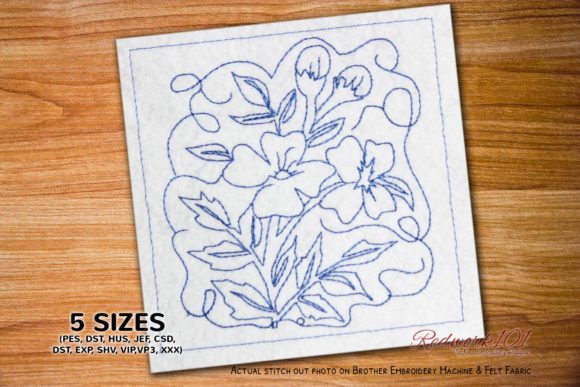 Beautiful Blossom Flowers Lineart