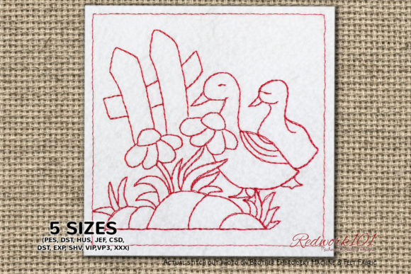Duck and Flower: Seasonal Embroidery Review