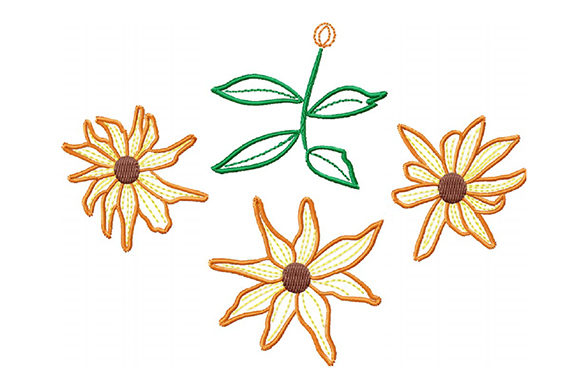 Fire Daisies Embroidery Review