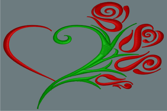 Heart and Roses