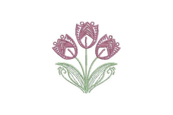 Tulips Outline Flowers for Etsy Sellers